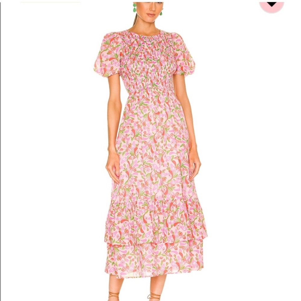 Banjanan x Revolve Quaint Dress, Mini Bloom Rose